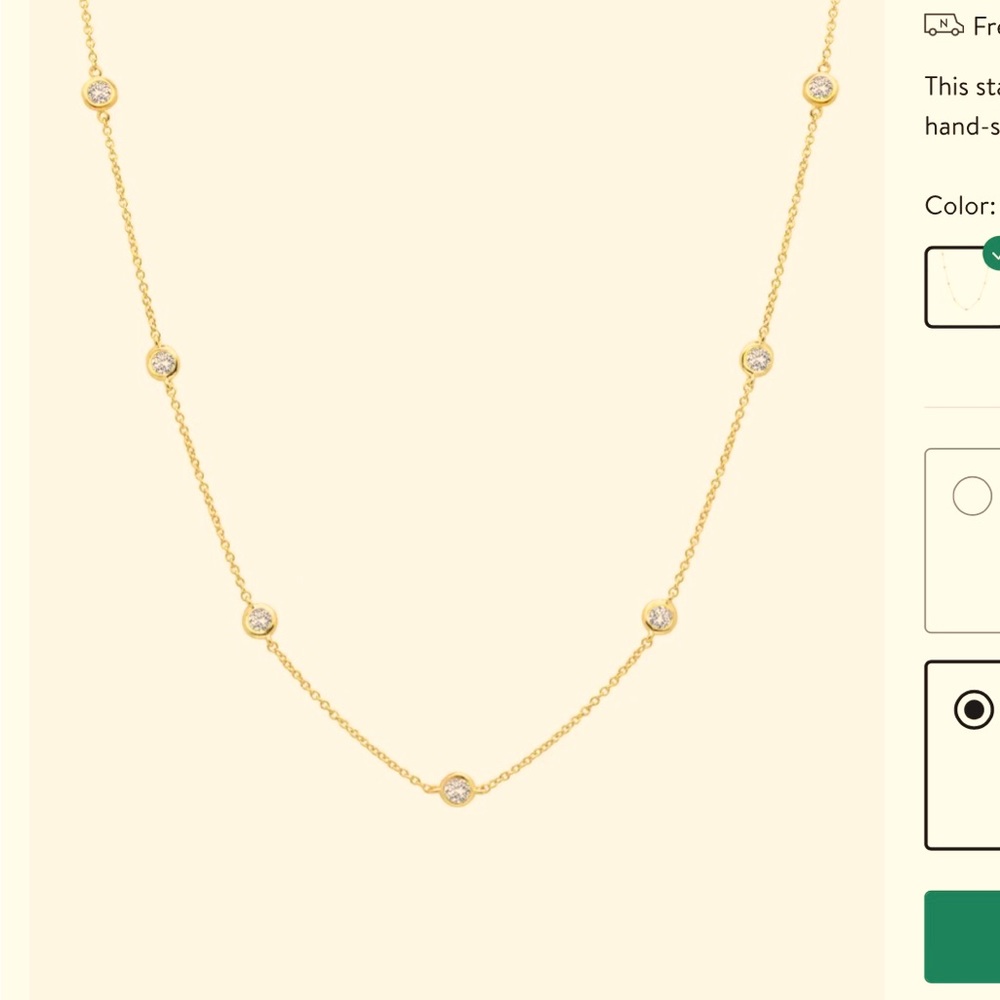 18inch with 16 inch clasp Necklaces from Nordstroms’s